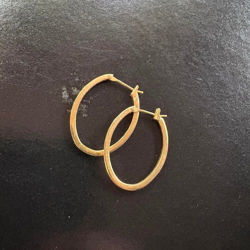 Monet gold hoop earrings monet